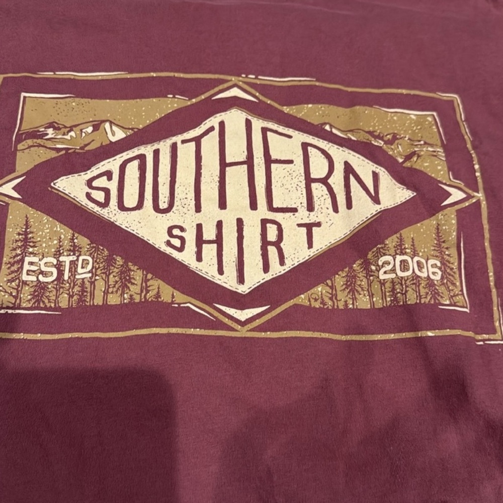 Southern Shirt Maroon Graphic Tee